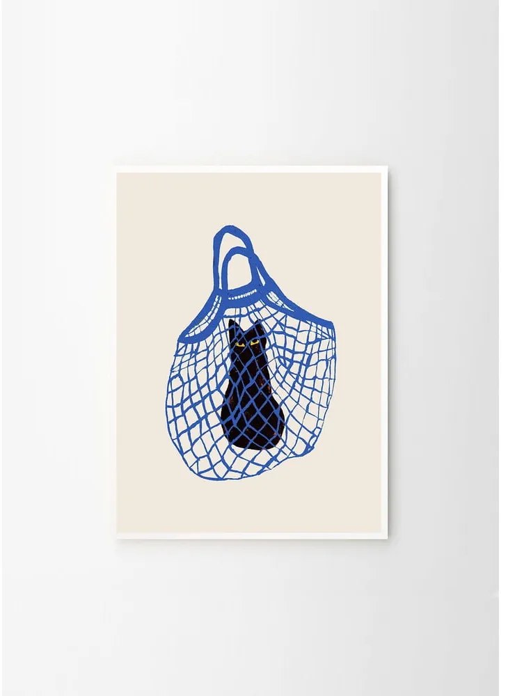 Постер 30x40 cm The Cat’s In The Bag – Chloe Purpero Johnson – The Poster Club