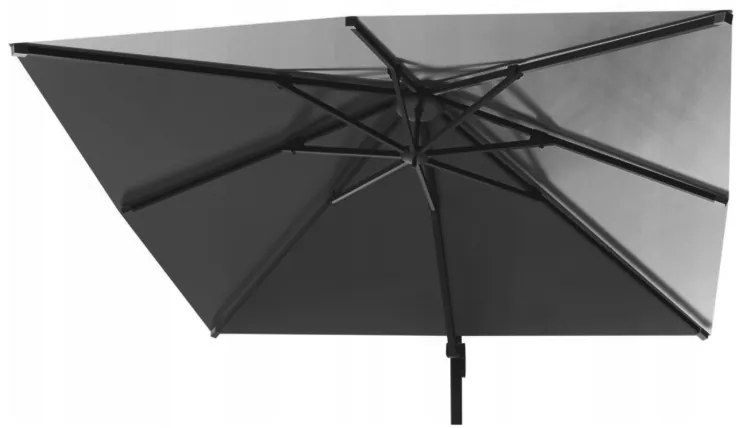 Стилен сив чадър MINI ROMA 2,5 × 2,5 м