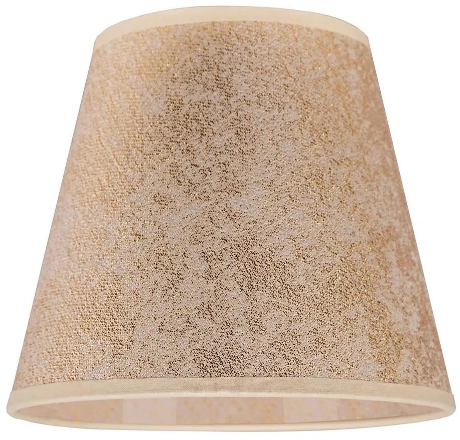 Duolla - Абажур за настолна лампа SOFIA XS E14 пр. 18,5 см злато