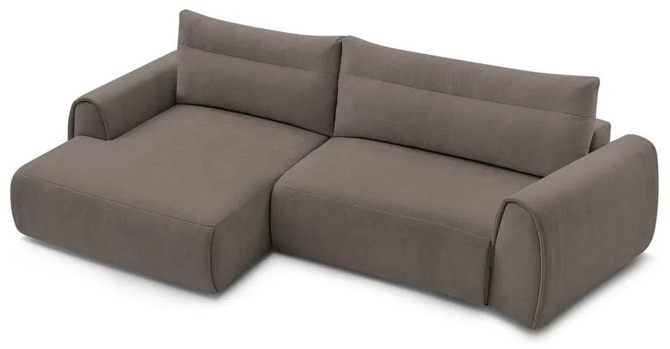 Кафяв ъглов диван Aden – Bobochic Paris