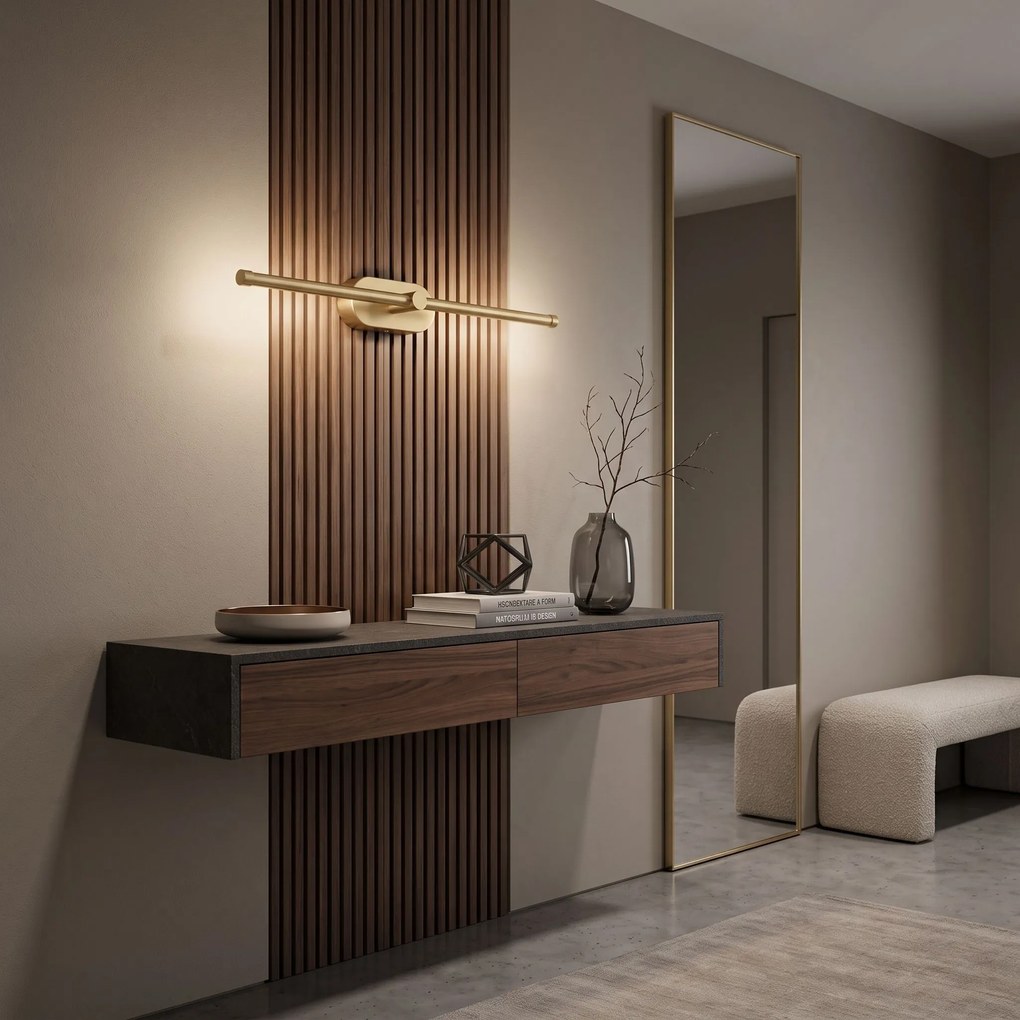 LED аплик за баня APP1893-1W 60 cm BRUSH GOLD