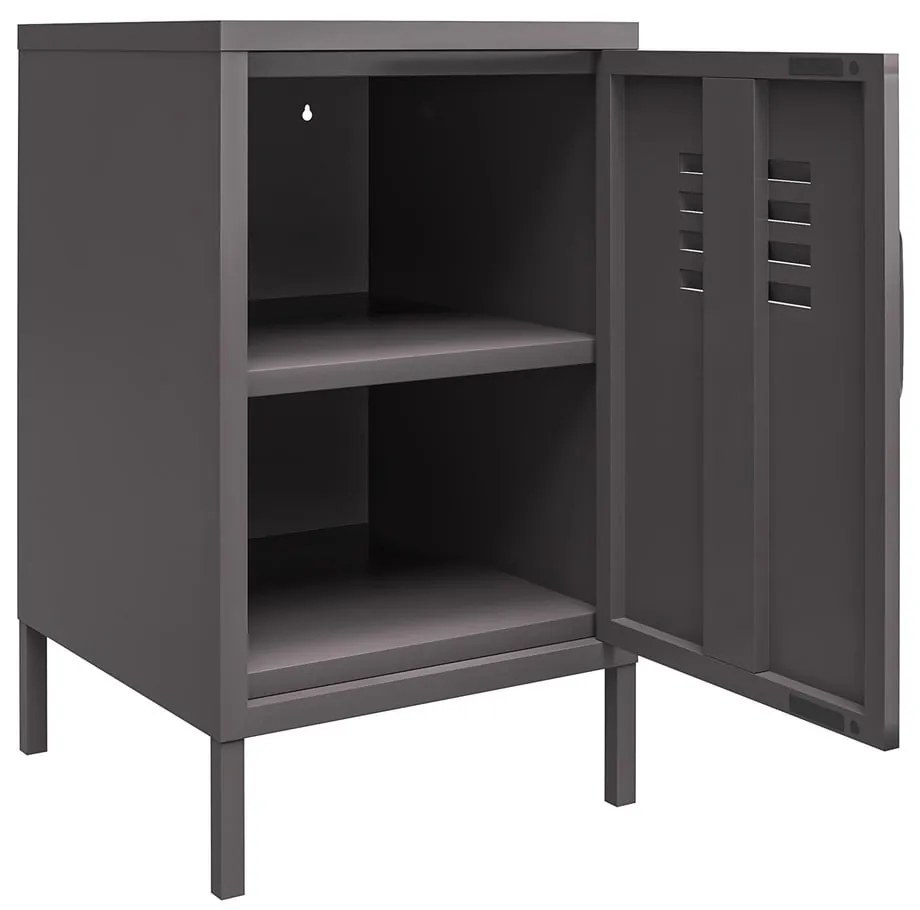 Сиво метално нощно шкафче Bradford – Støraa