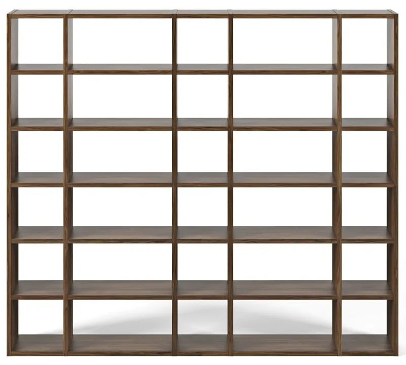 Шкаф за книги в орех 255x224 cm Pombal - TemaHome