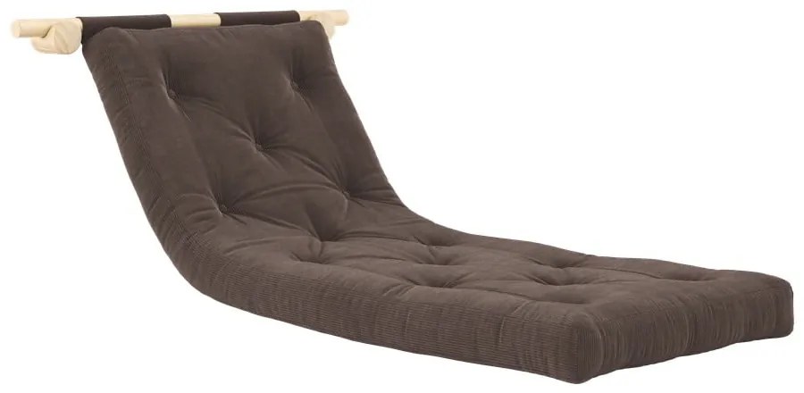 Тъмнокафяво кресло от рипсено кадифе Hooked – Karup Design