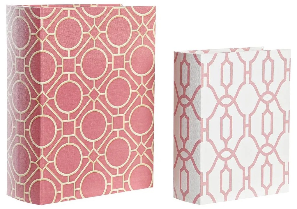 Кутия DKD Home Decor Книга Пластно Дървен (2 Части) (20 x 8 x 26 cm)