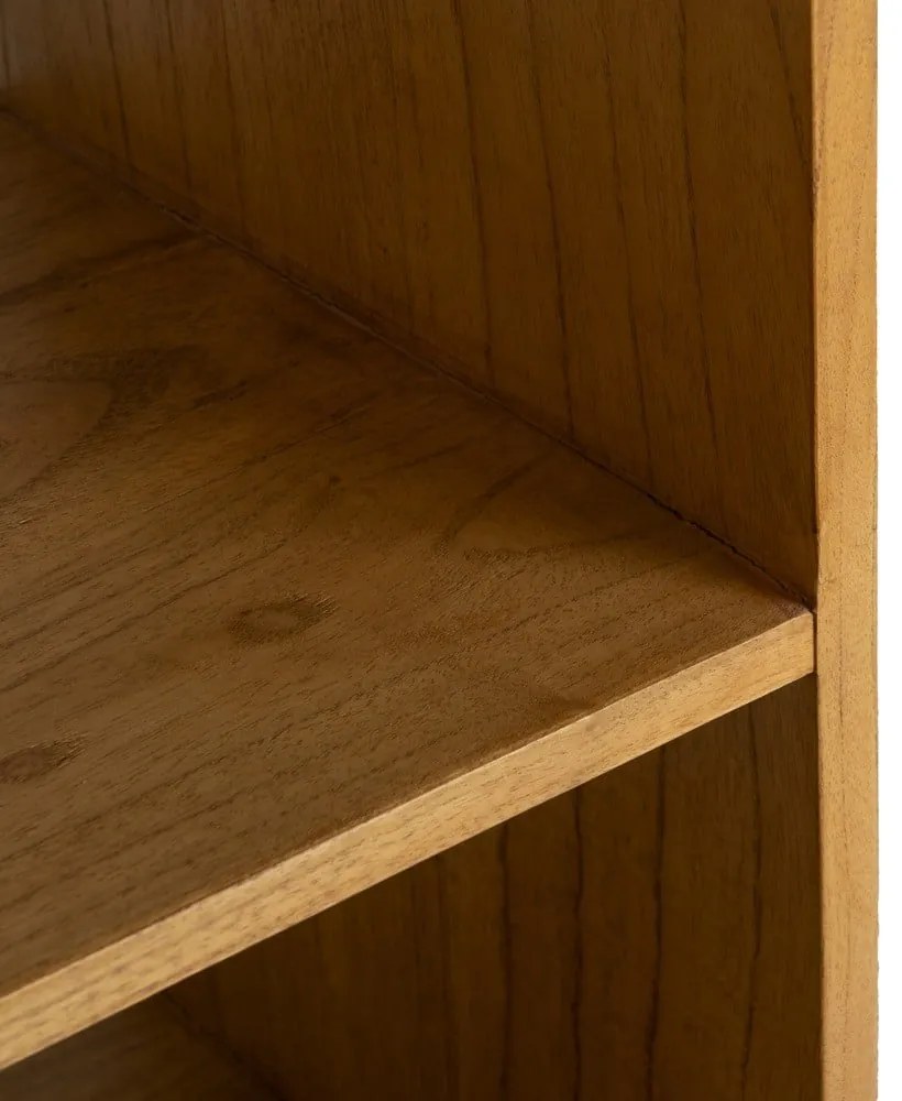 Библиотека от масив от минди в естествен цвят 90x150x40 cm Lysa – Ixia