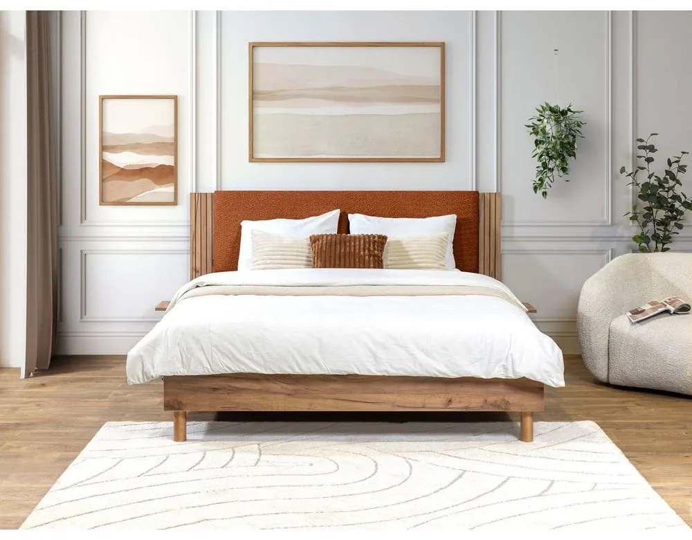 Оранжево двойно легло с включена подматрачна рамка 140x190 cm Lior – Bobochic Paris