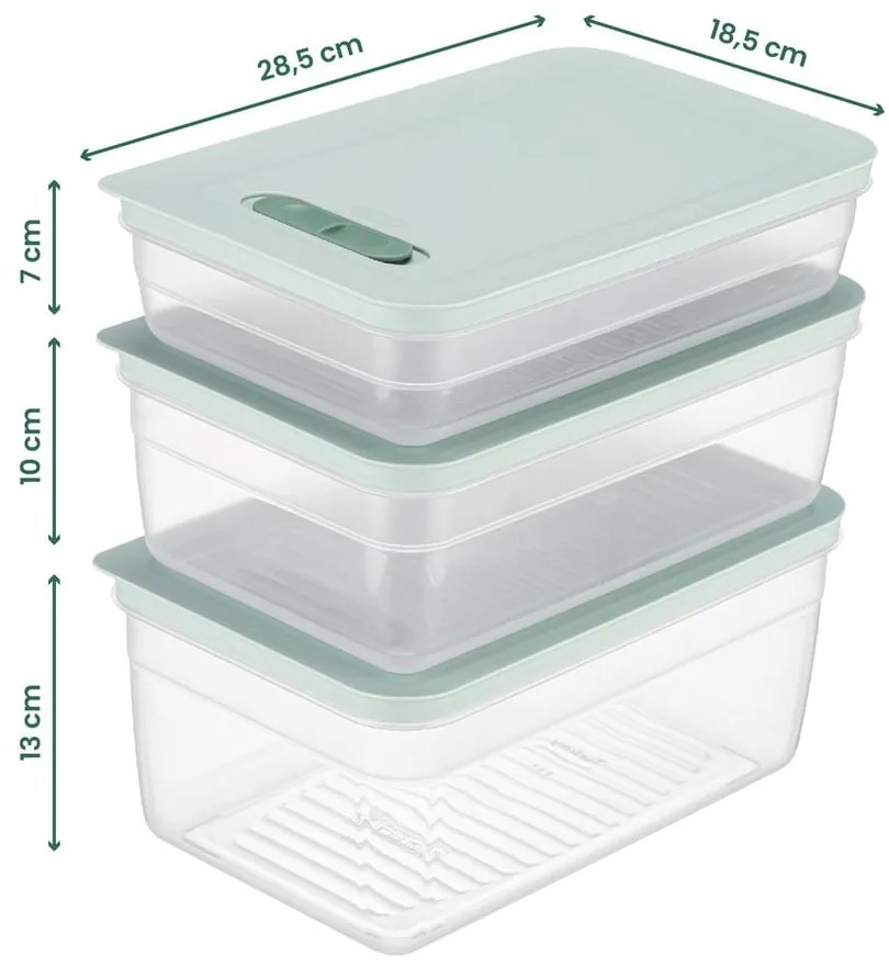 Кутии за храна 3 бр. – Hermia