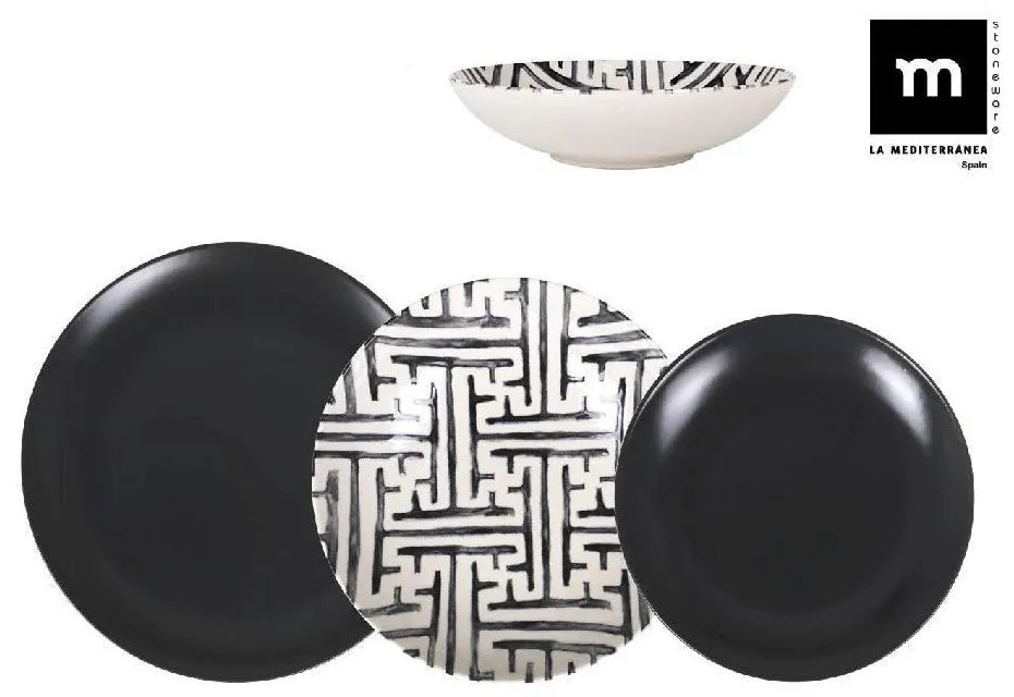 Сервиз за хранене LA MEDITERRANEA Labirint ,18 части, Порцелан