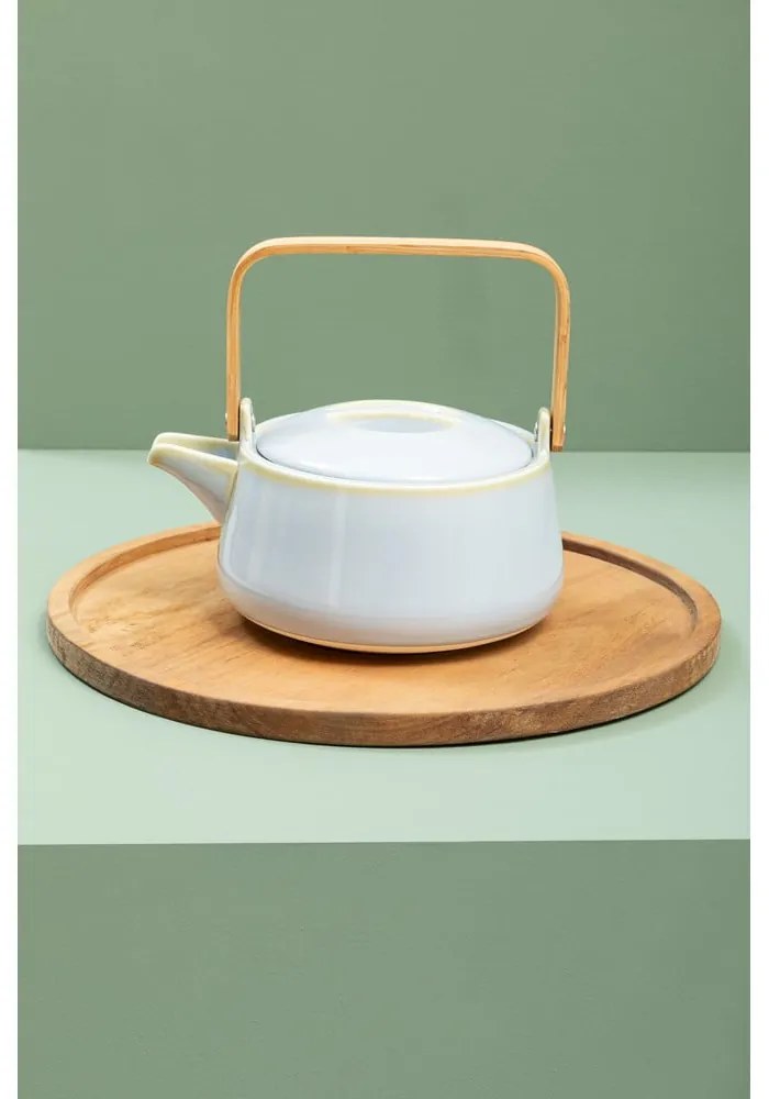 Син порцеланов чайник 1 l Juna - Premier Housewares