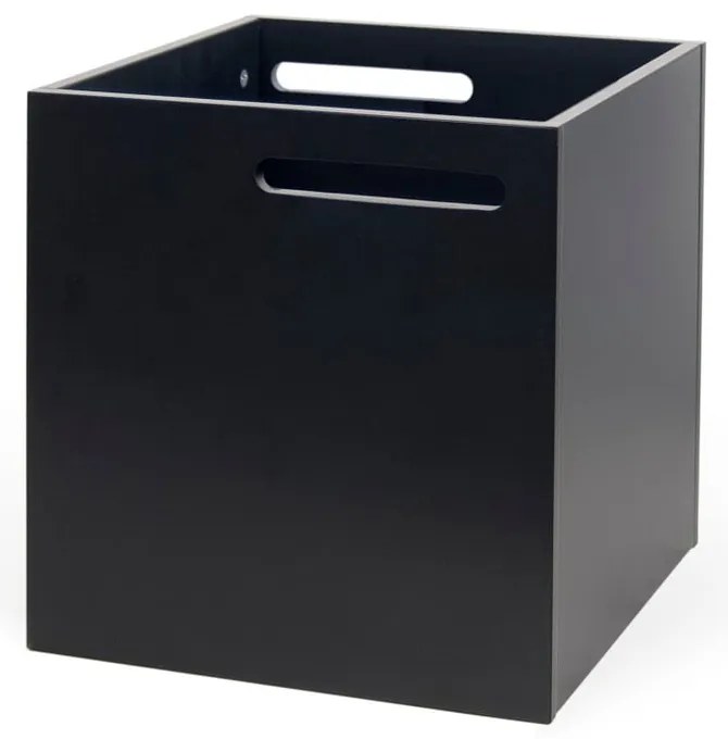 Черна кутия за съхранение на книжарница Berlin - TemaHome