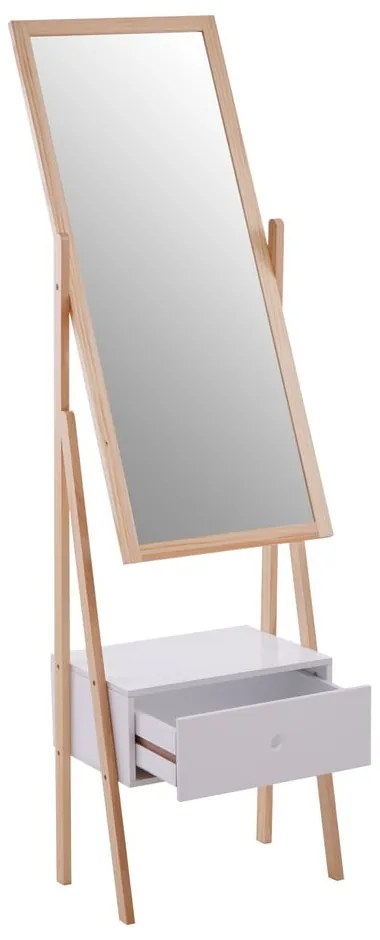 Подово огледало с дървена рамка 45x160 cm Rostok - Premier Housewares