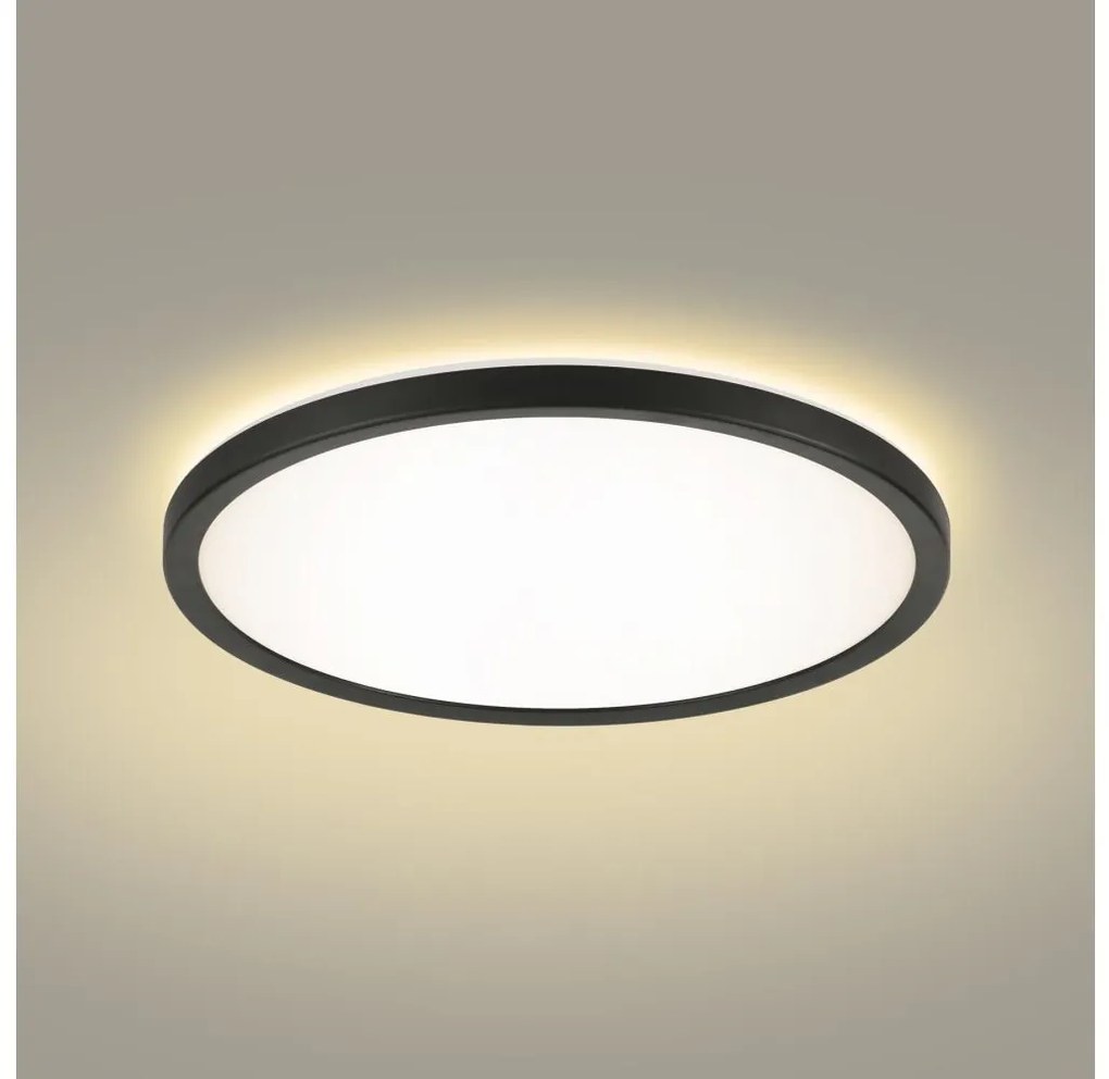 Brilagi - LED Лампа за баня ULTRA SLIM LED/18W/230V Ø 30 см черен IP54