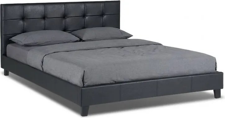 Легло Sissy от PU кожа в черен цвят 160x200см.