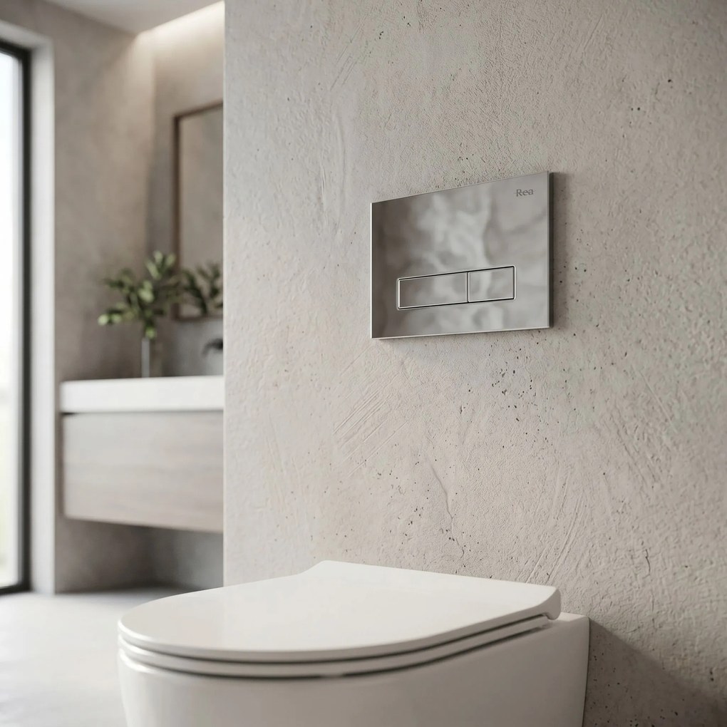 Комплект Структура за Вграждане за WC Slim 024N с Бутон HD Chrome