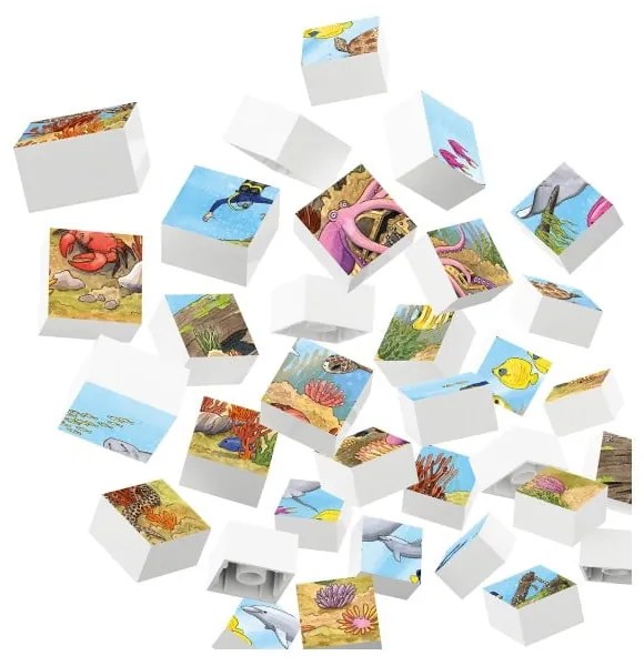 Детски пъзел Подводен свят Pestrobarevný podvodní svět - Hubelino