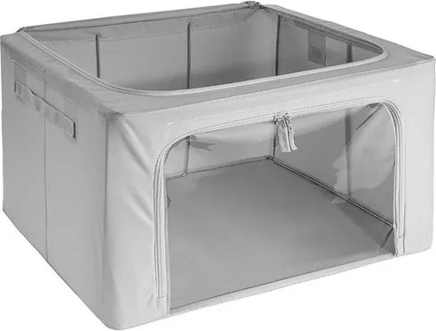 Комплект от 2 кутии за съхранение, голям капацитет 40x30x20см, прозрачен прозорец, здрави дръжки Ruhhy