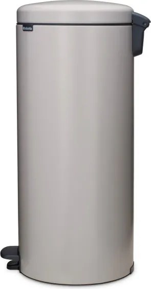Кош за боклук с педал Brabantia NewIcon 1010442, 30 л, Плавно затваряне, Противоплъзгаща основа, Светлосив