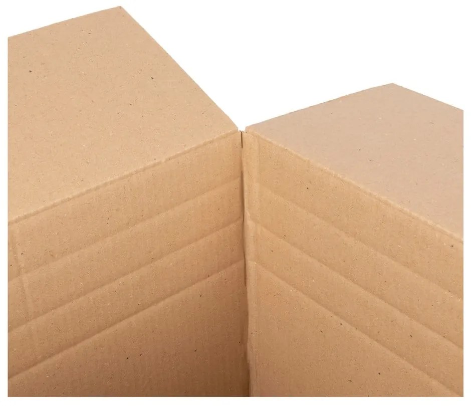 Комплект от 2 бежови кутии за съхранение Teddy, 42 x 30 cm - Compactor