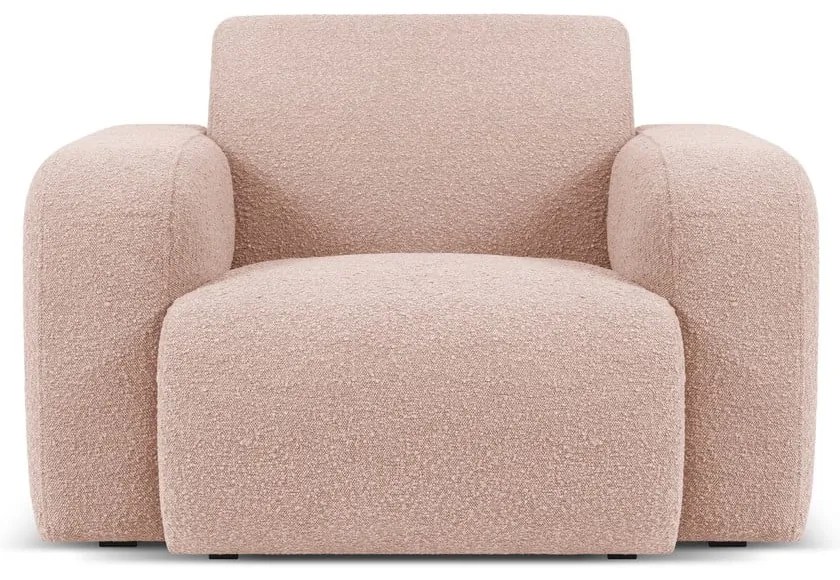 Розов фотьойл от плат букле Molino - Micadoni Home