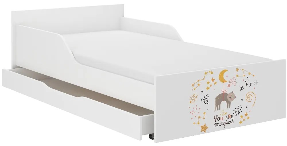 Качествена кошара с котка и звезди 180 х 90 см