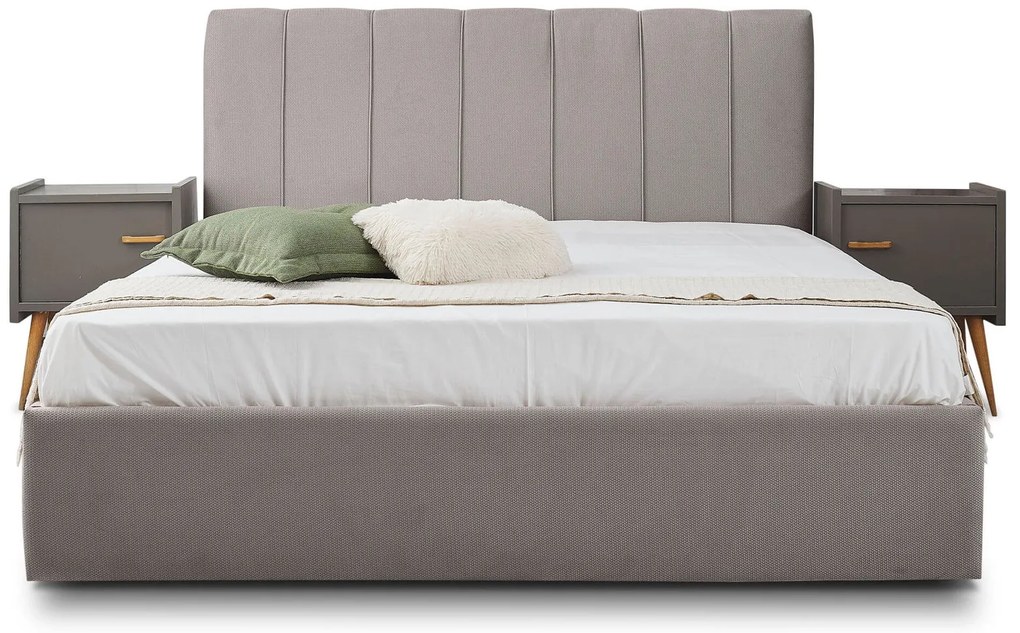 Тапицирано легло New York-Gkri Anoixto-90 x 200-Με μηχανισμό ανύψωσης