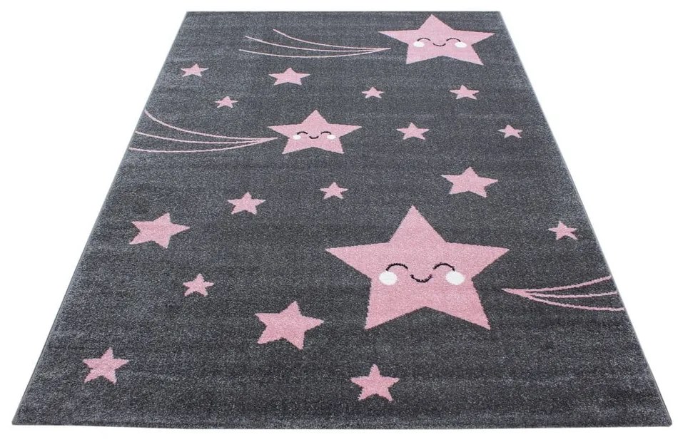 Розово-сив детски килим 120x170 cm Kids – Ayyildiz Carpets