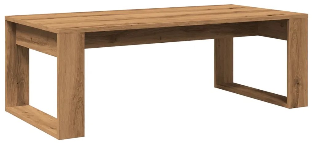 856681 vidaXL Кафе маса, дъб артизан, 102x50x35 см, инженерно дърво
