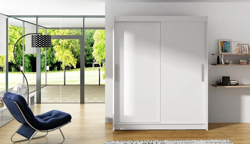 Гардероб Westa I плъзгащи се-White