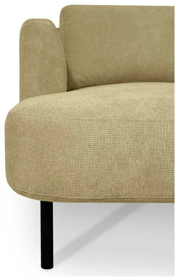 Ъглов диван в цвят жълта охра (десен ъгъл/"U" форма) Hero – Scandic