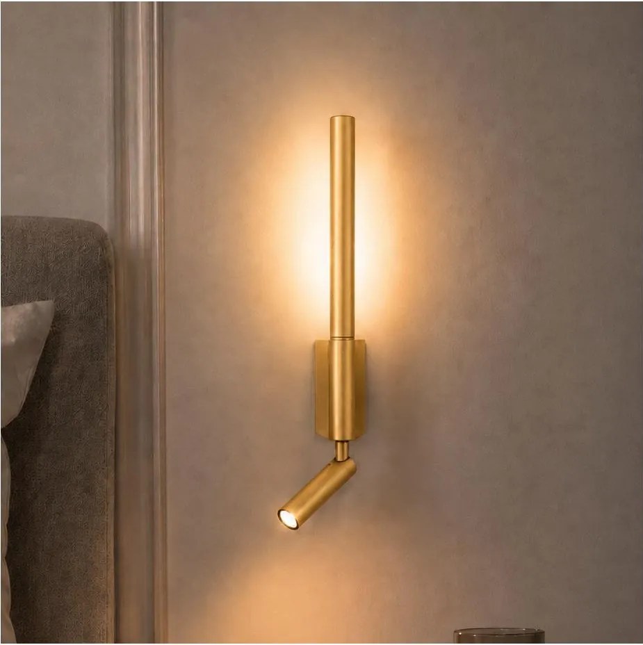 BRILAGI - LED стенен точков аплик VIXON LED/3W/230V + LED/5W златист CRI 90