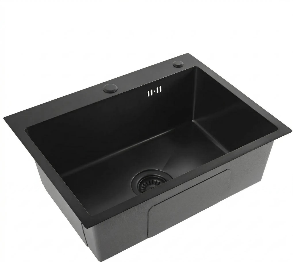 Стоманена мивка Liam Black