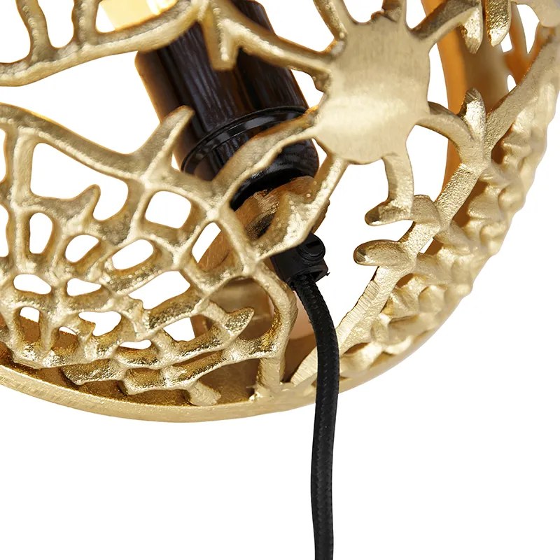 Стенна лампа в стил арт деко златиста - Maro