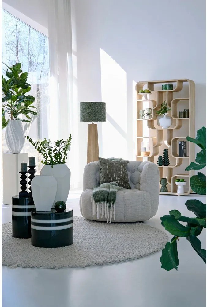Стелаж от масивно манго в тъмно естествен цвят 100x200x30 cm Labare – Light & Living