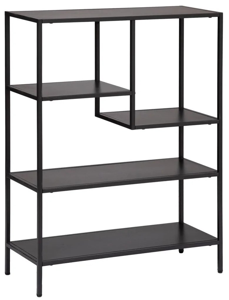 Етажерка atmosphera Gota, 5 нива, 75x100 cm, Метал, Черен