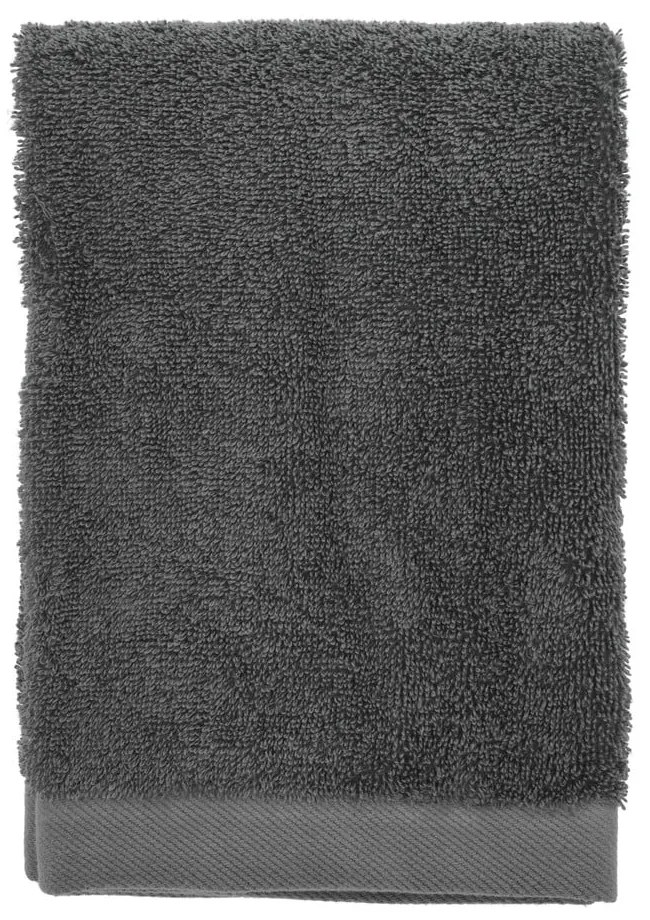 Тъмносива памучна кърпа от тери 50x100 cm Comfort – Södahl