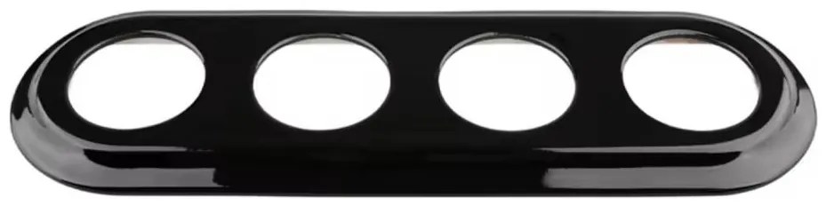 Bohemia-Design - Порцеланова ретро рамка за четири снимки, черна