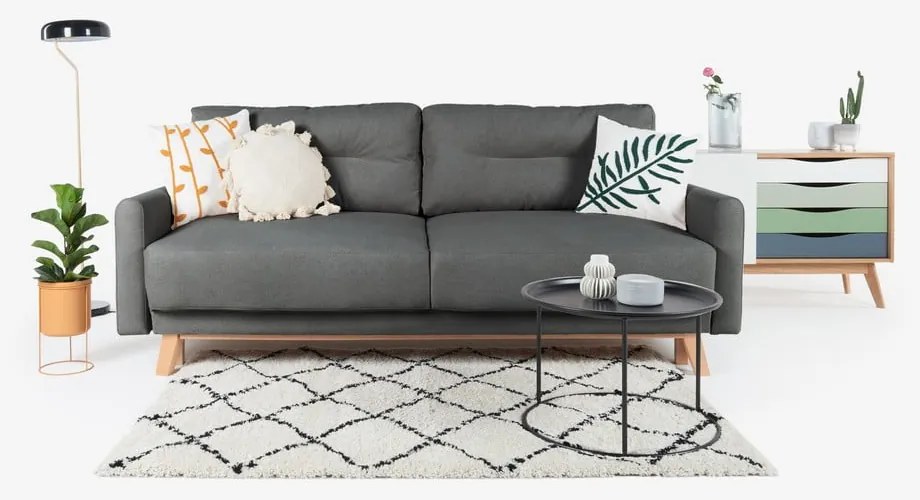 Тъмно сив диван Pop - Bonami Selection