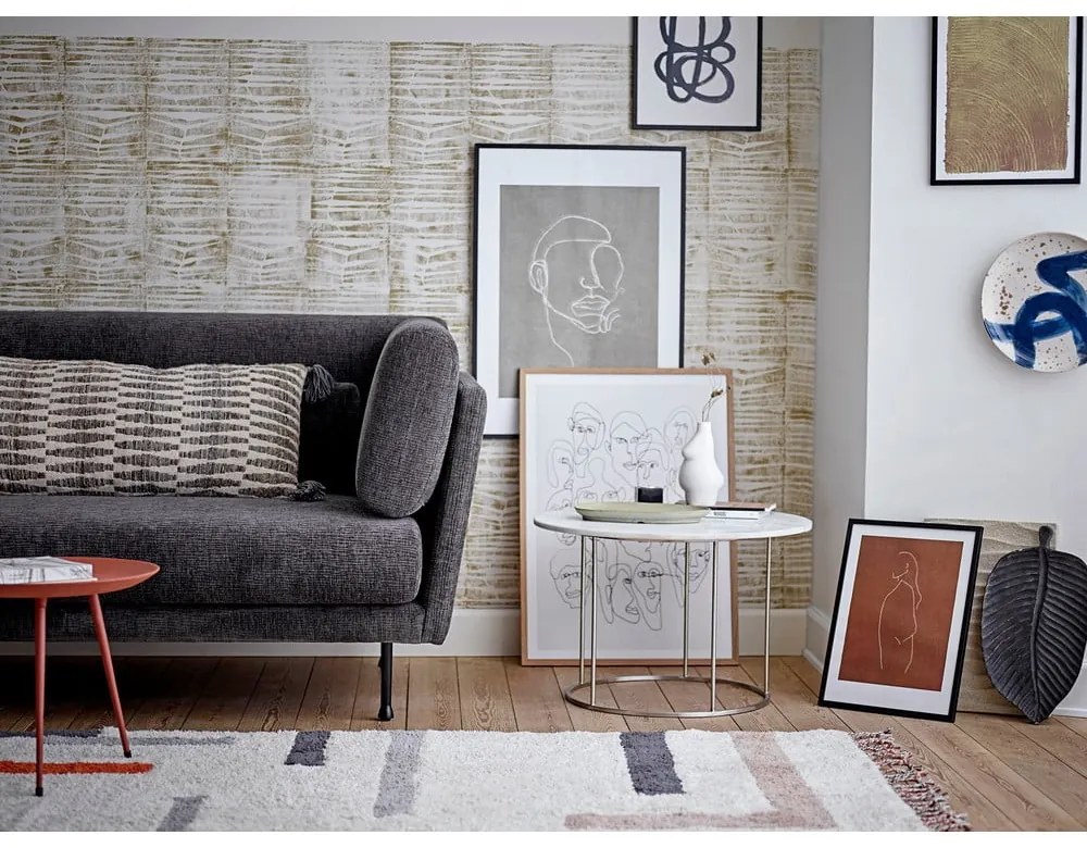 Ваза от бял фаянс, височина 18 cm Elora - Bloomingville