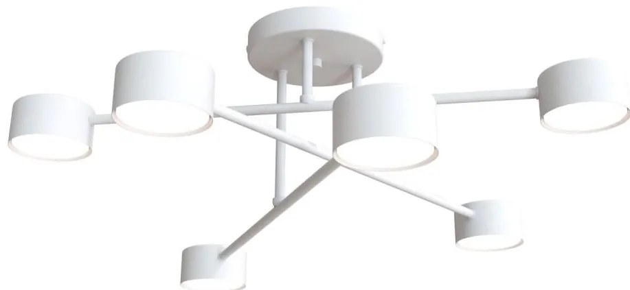 Плафон HALO 6xGX53/10W/230V бял