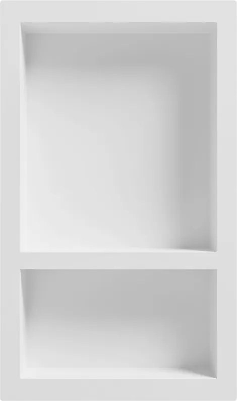 Mexen X-Wall-S нишова полица SMC с фланец 68,6 x 40,7 см, бяла - 1901694109