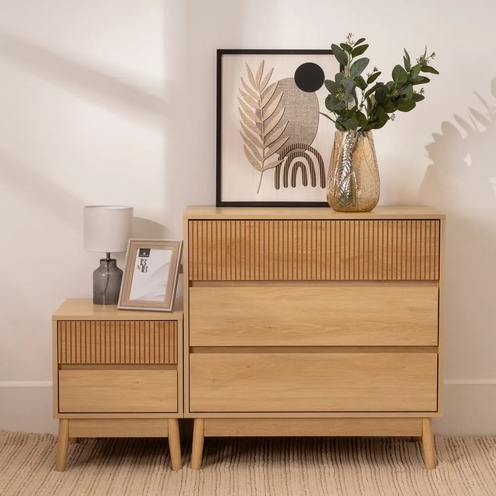 Нощно шкафче в естествен цвят Iona – Casa Selección