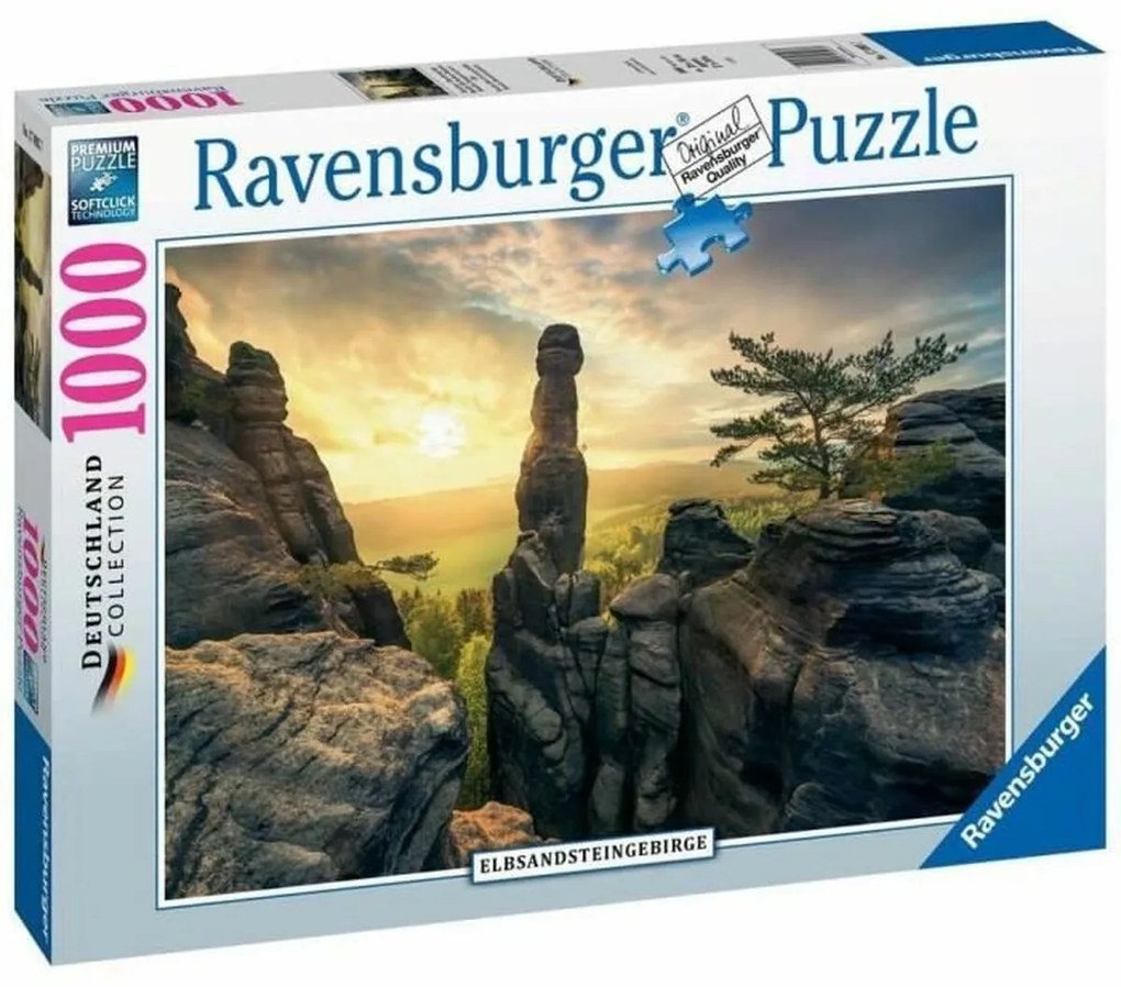 Пъзел Ravensburger 17093 Monolith Elbe Sandstone Mountains 1000 Части