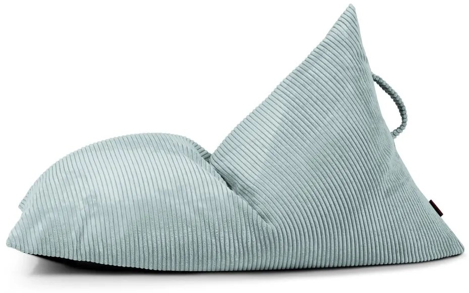 Детски пуф от рипсено кадифе в цвят мента Razzy – SLOWDOWN