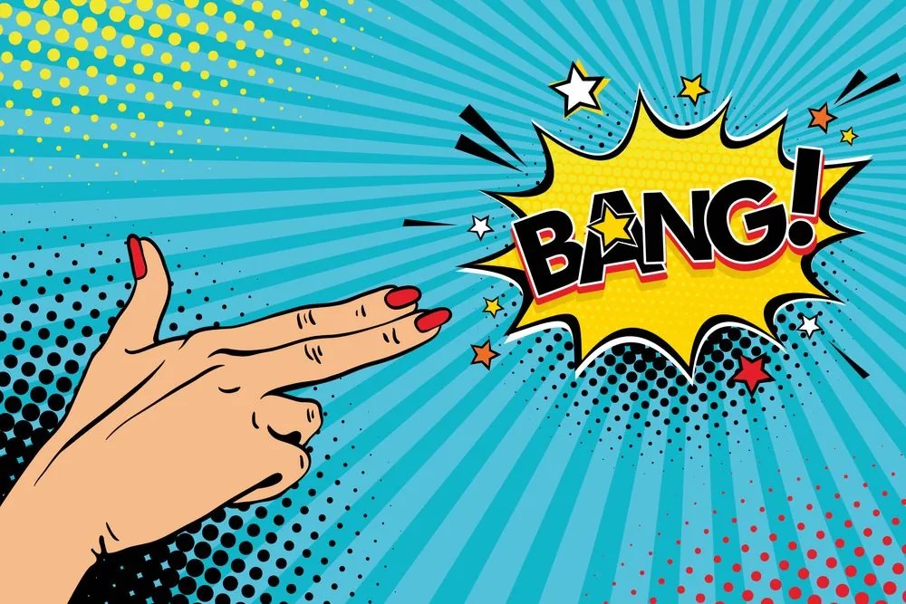 Тапет – С поп арт мотив - BANG!