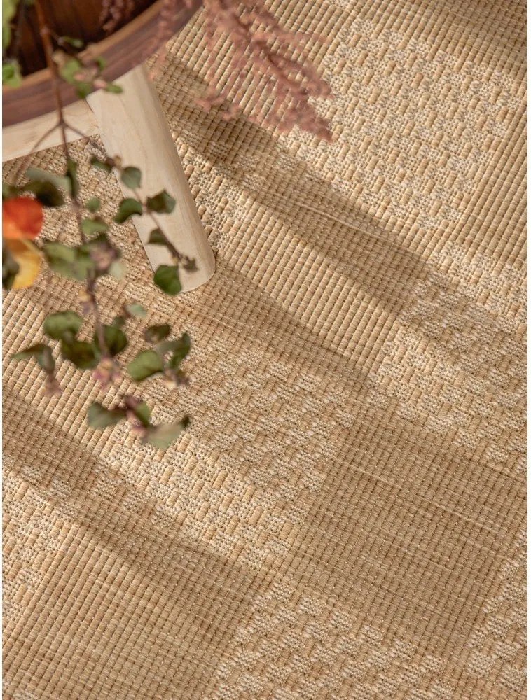Кремав/в естествен цвят килим за открито и закрито 160x230 cm Haringey Dorothy – Ted Baker