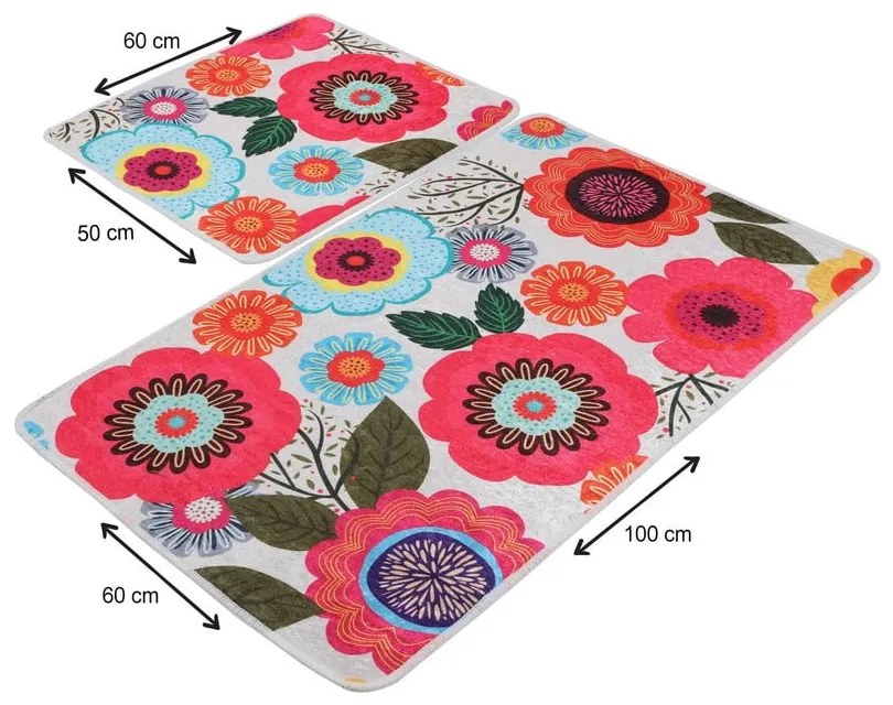 Килими за баня в комплект от 2 броя 60x100 cm Galvin – Foutastic