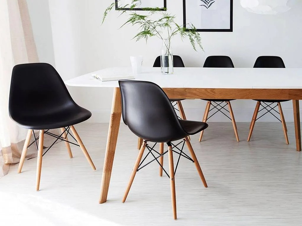 Кухненски стол Fiore KD-черно