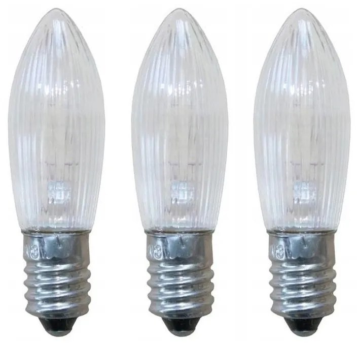 Markslöjd 8263 - К-кт 3x Индустриална коледна крушка TOPPLAMPA E10/3W/34V