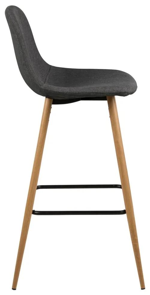 Бар стол в естествен и сив цвят 101 см Wilma - Actona